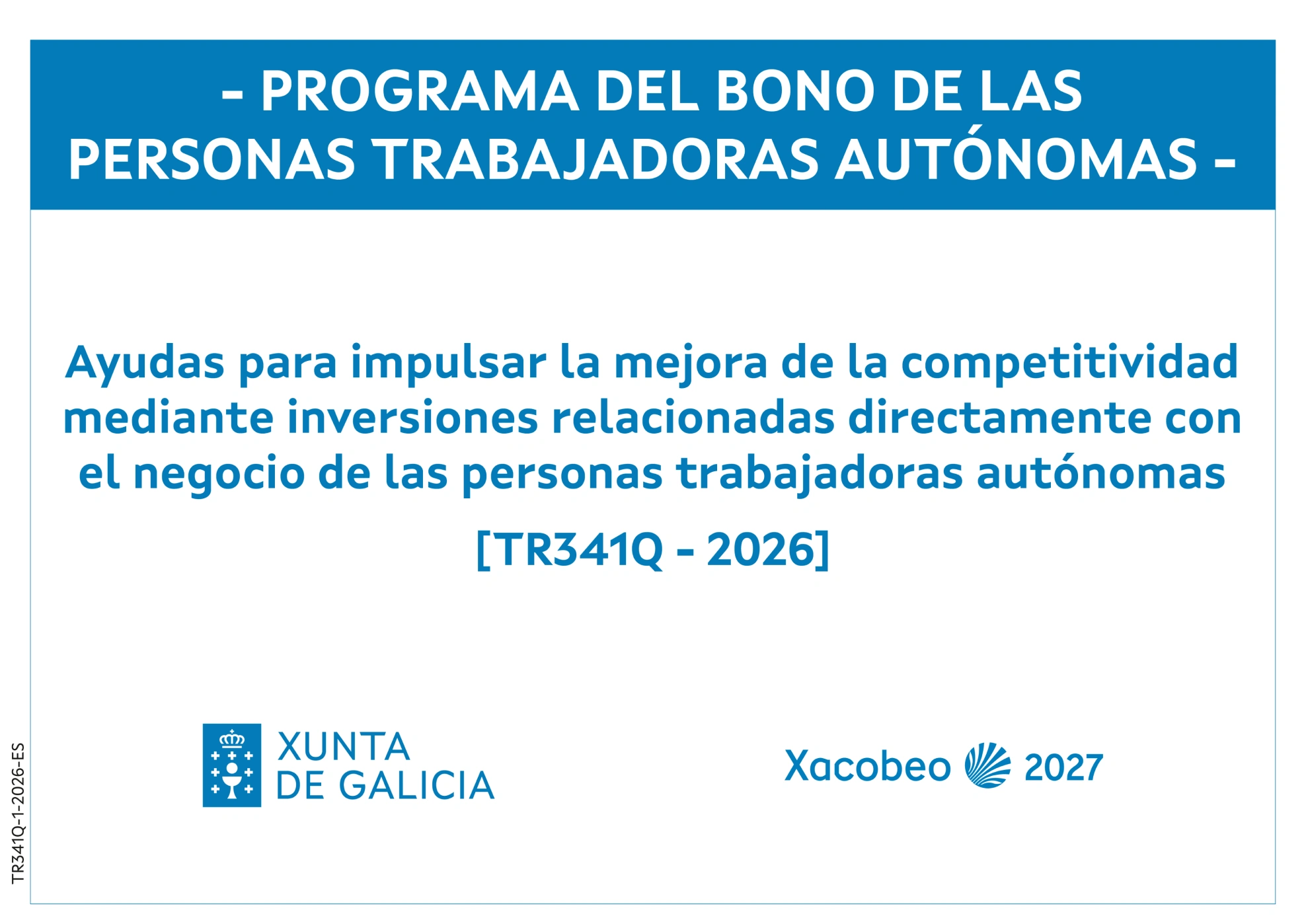 Prorgrma del Bono de las personas trabajadoras autónomas